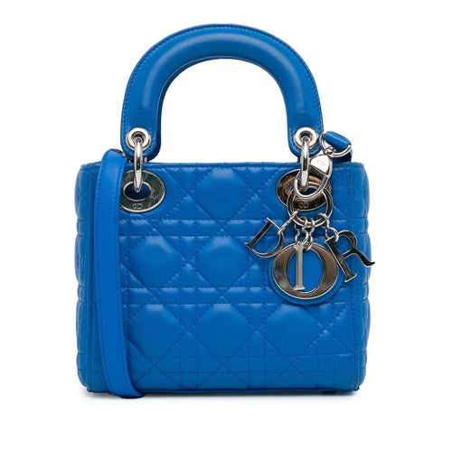 Dior Mini Lambskin Cannage Lady Dior (SHG-UhDxF1)