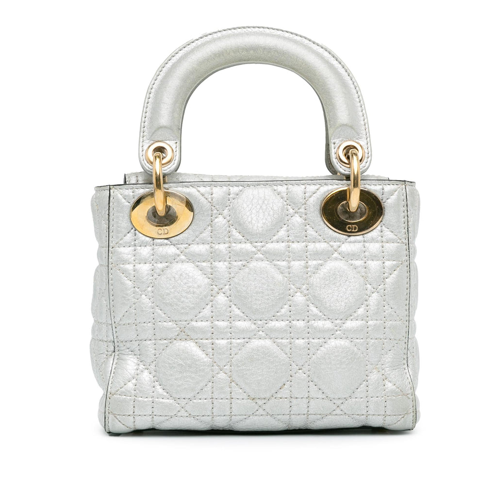 Dior Mini Lambskin Cannage Lady Dior (SHG-VMnf5t)