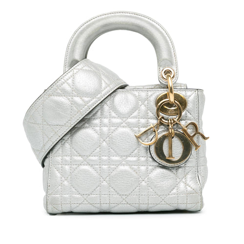Dior Mini Lambskin Cannage Lady Dior (SHG-VMnf5t)
