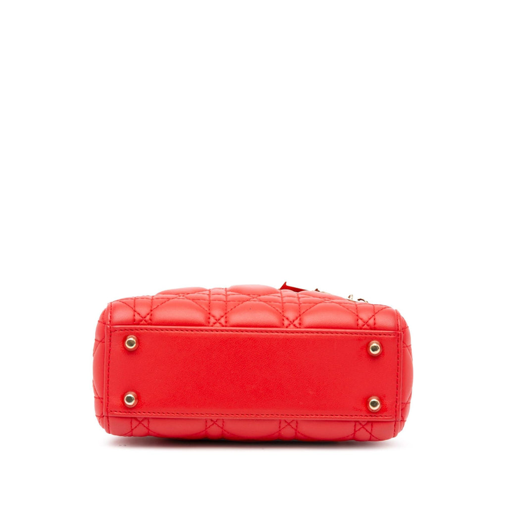 Dior Mini Lambskin Cannage Lady Dior (SHG-ERwhNq)