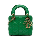 Dior Mini Lambskin Cannage Lady Dior (SHG-Lllqu0)