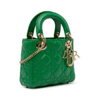 Dior Mini Lambskin Cannage Lady Dior (SHG-Lllqu0)