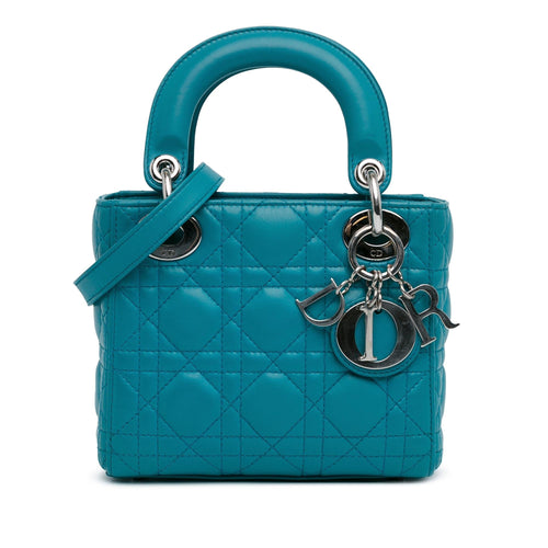 Dior Mini Lambskin Cannage Lady Dior (SHG-hAv6mR)