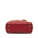 Dior Mini Lambskin Cannage Studded Supple Lady Dior (SHG-eybgJi)