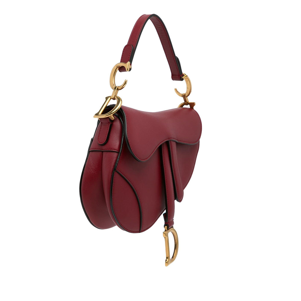 Dior Mini Leather Saddle Bag (SHG-1hjBOQ)