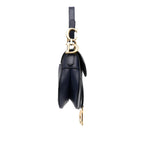Dior Mini Leather Saddle Bag (SHG-lCrEYM)