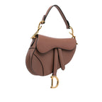 Dior Mini Leather Saddle Bag (SHG-yOAanD)