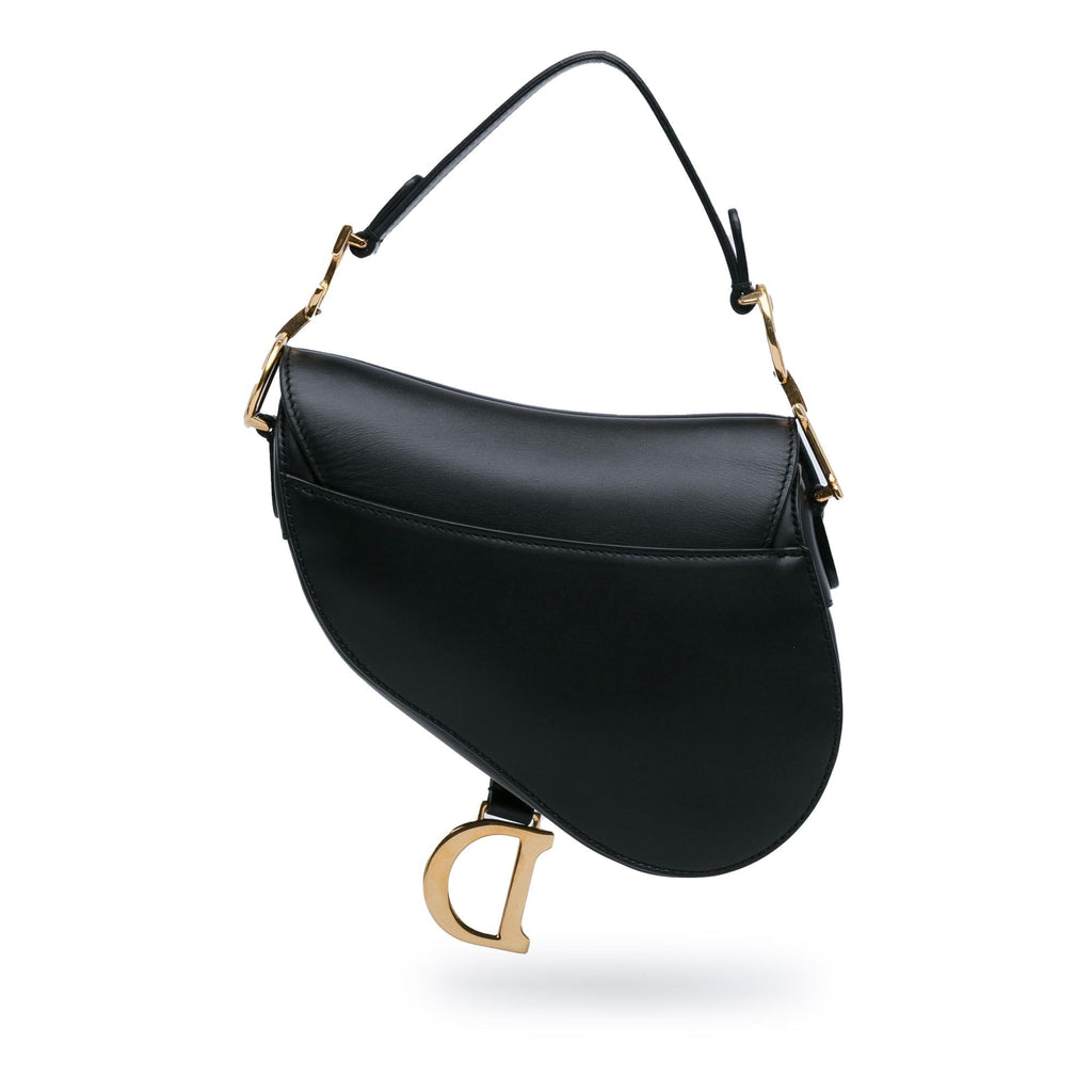 Dior Mini Leather Saddle Bag (SHG-vgQEIu)