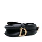 Dior Mini Leather Saddle Bag (SHG-vgQEIu)