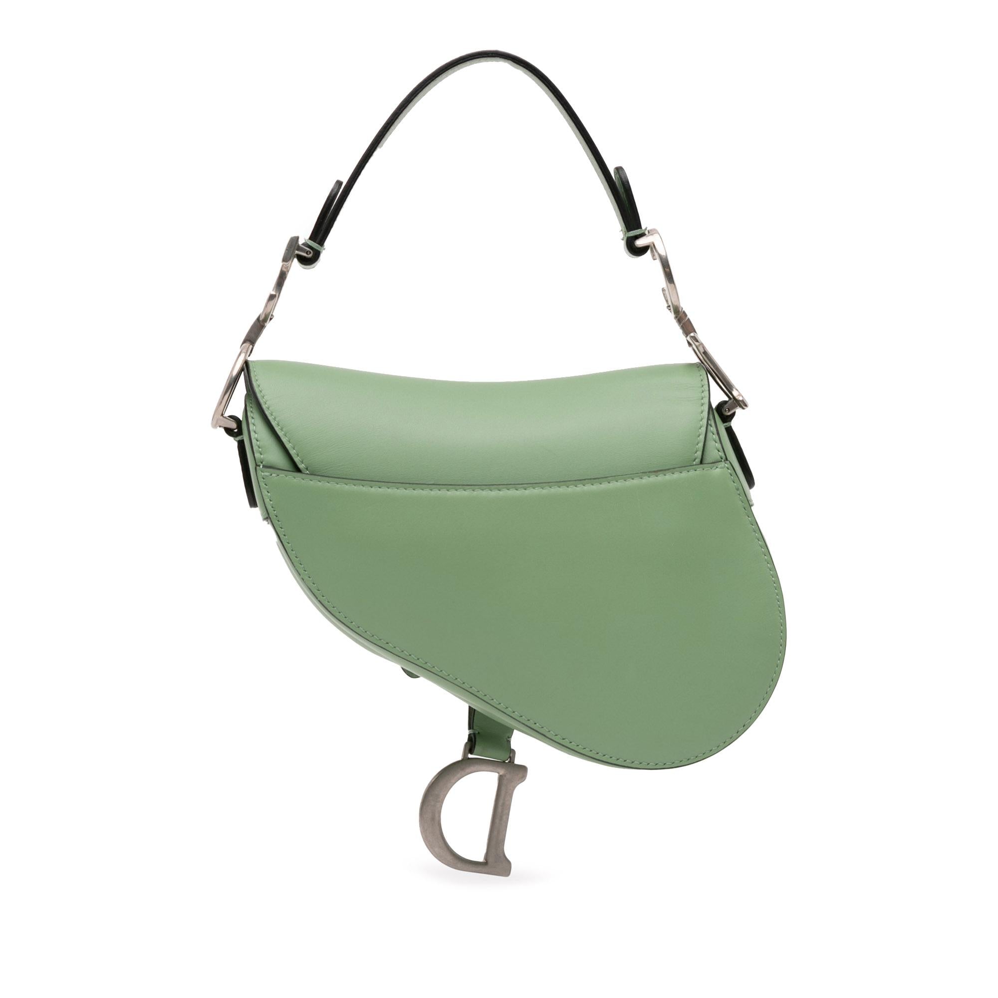 Dior Mini Leather Saddle Bag (SHG-hjL5kl)