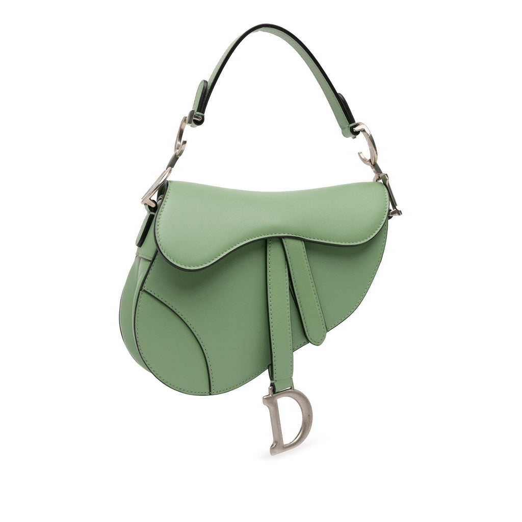Dior Mini Leather Saddle Bag (SHG-hjL5kl)