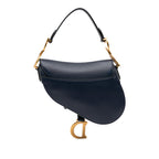 Dior Mini Leather Saddle Bag (SHG-79ZKLZ)