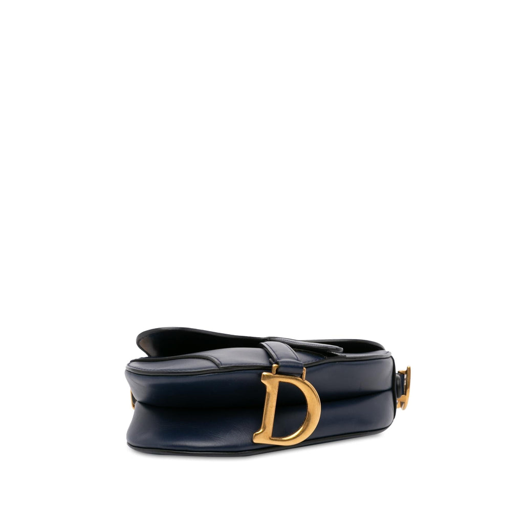 Dior Mini Leather Saddle Bag (SHG-79ZKLZ)