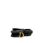 Dior Mini Leather Saddle Bag (SHG-OgjXiq)