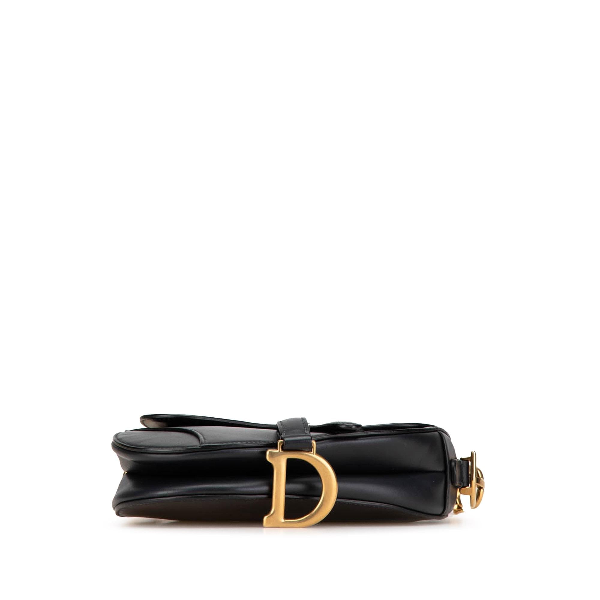 Dior Mini Leather Saddle (SHG-f69yaz)