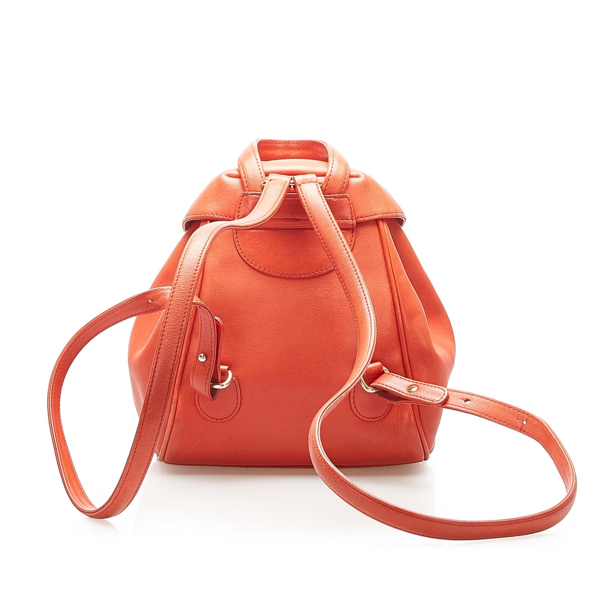 Dior Mini Logo Leather Backpack (SHG-16931)