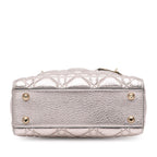 Dior Mini Metallic Calfskin Cannage Supple Lady Dior (SHG-6rxkqg)