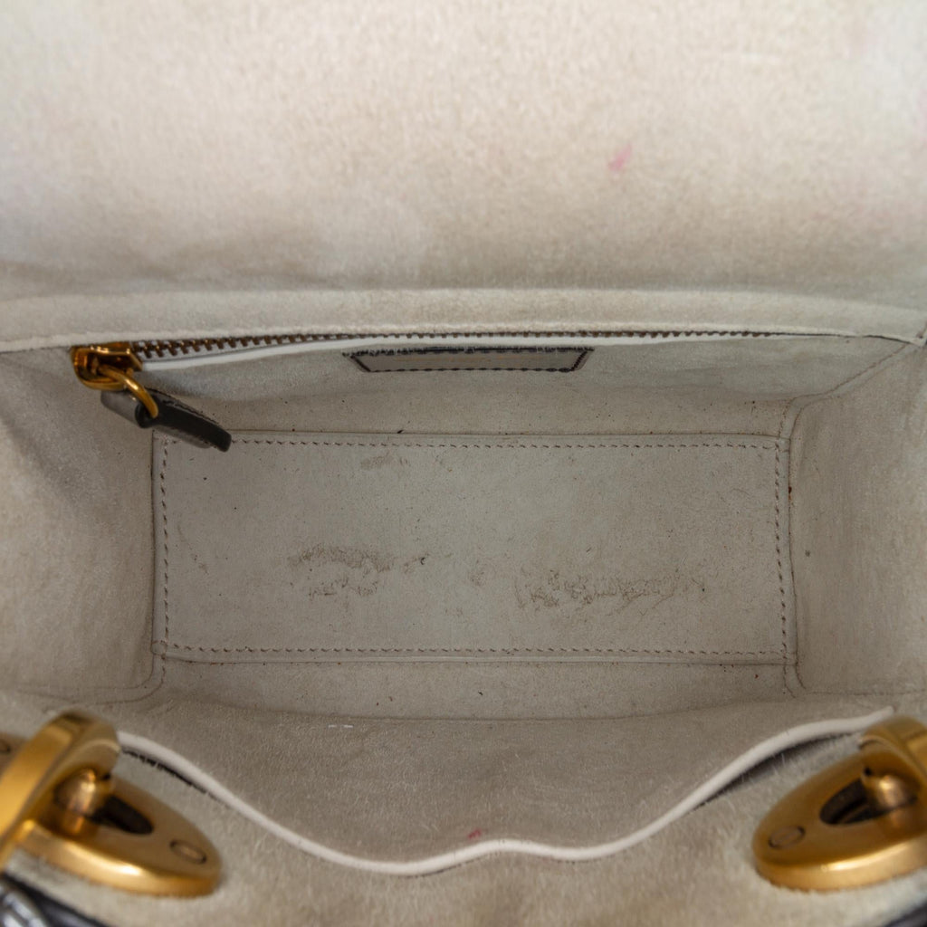 Dior Mini Metallic Glazed Calfskin Lady Dior (SHG-EIJVej)