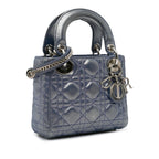 Dior Mini Metallic Lambskin Cannage Lady Dior (SHG-N1MHIR)
