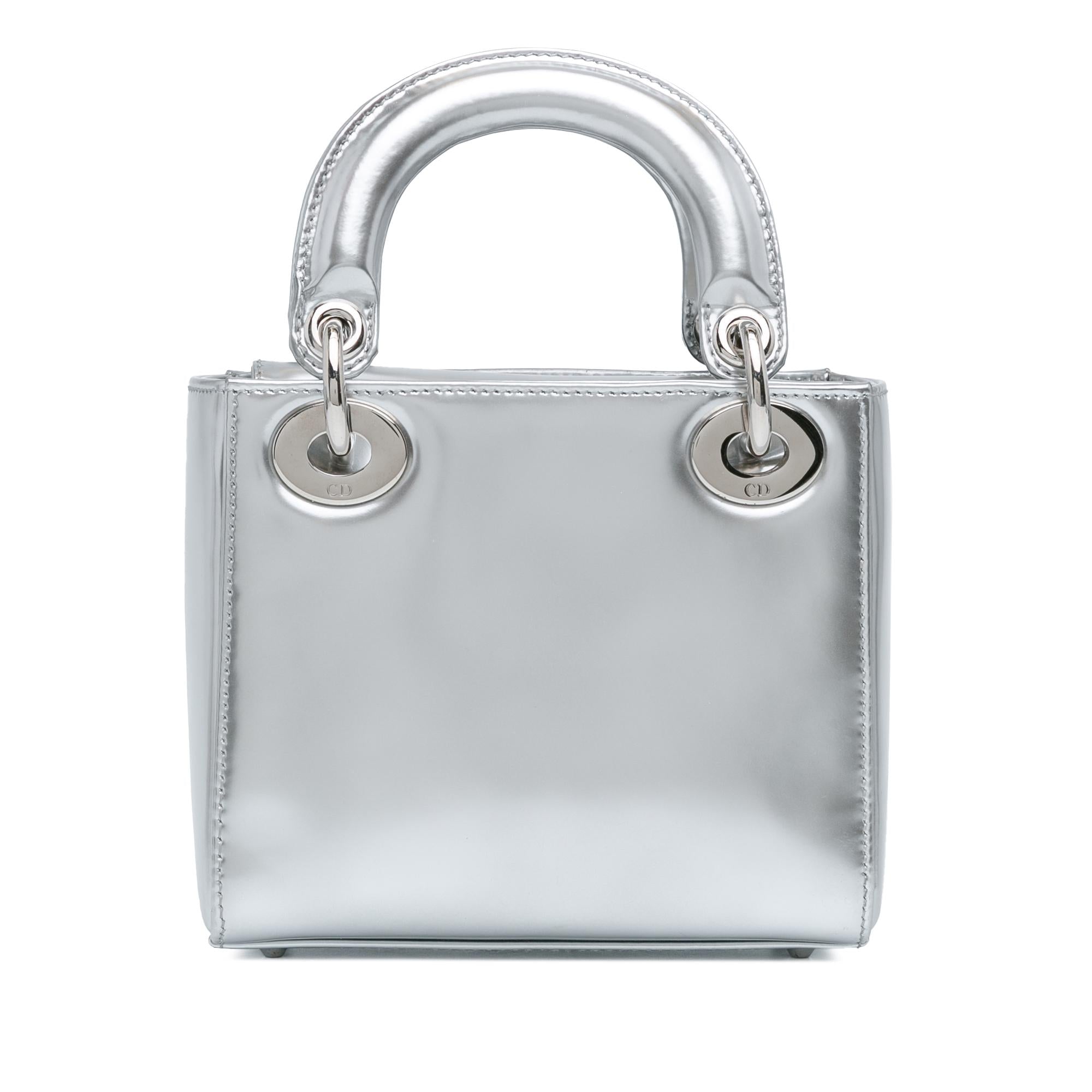 Dior Mini Metallic Patent Lady Dior (SHG-bP2oY2)