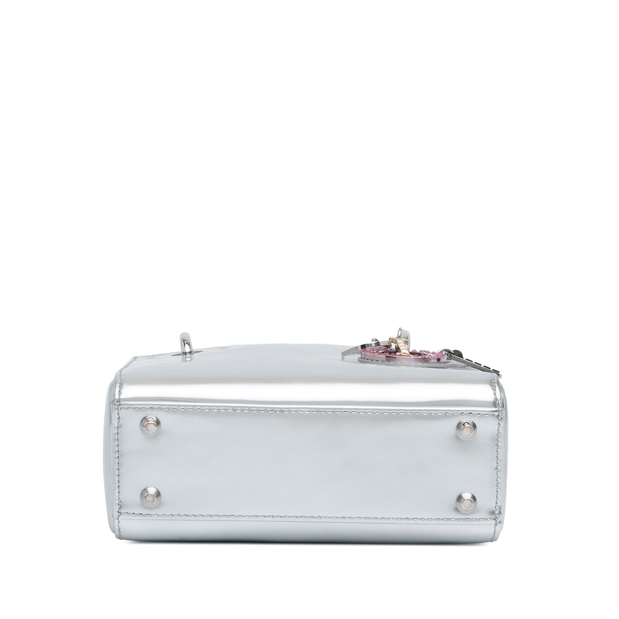 Dior Mini Metallic Patent Lady Dior (SHG-bP2oY2)