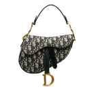 Dior Mini Oblique Canvas Saddle Bag (SHG-FZEmj0)