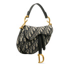 Dior Mini Oblique Canvas Saddle Bag (SHG-FZEmj0)