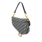 Dior Mini Oblique Canvas Saddle Bag (SHG-pDeqxx)