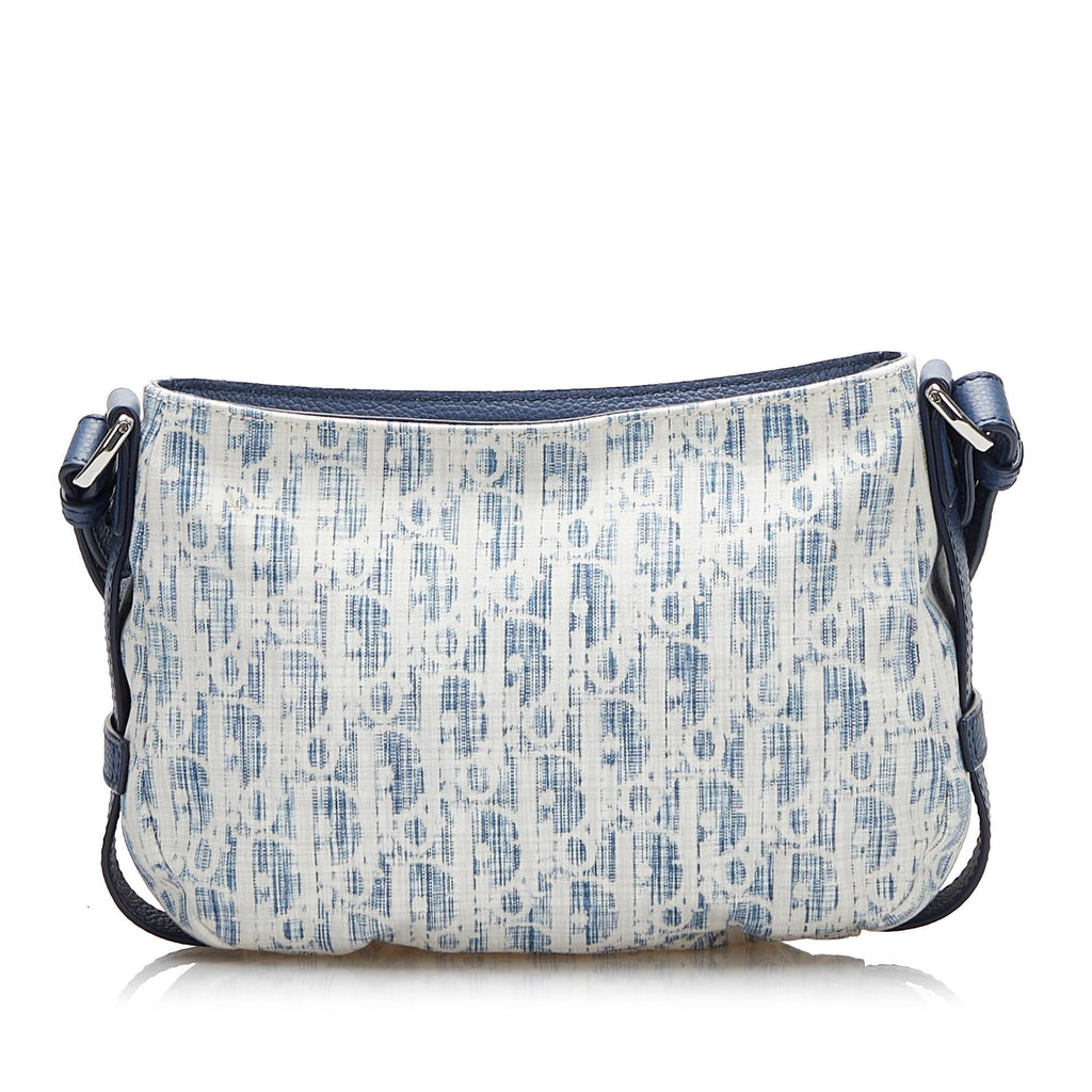 Dior Mini Oblique Kasuri Soft Saddle Satchel (SHG-LmVwdX)