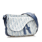 Dior Mini Oblique Kasuri Soft Saddle Satchel (SHG-LmVwdX)