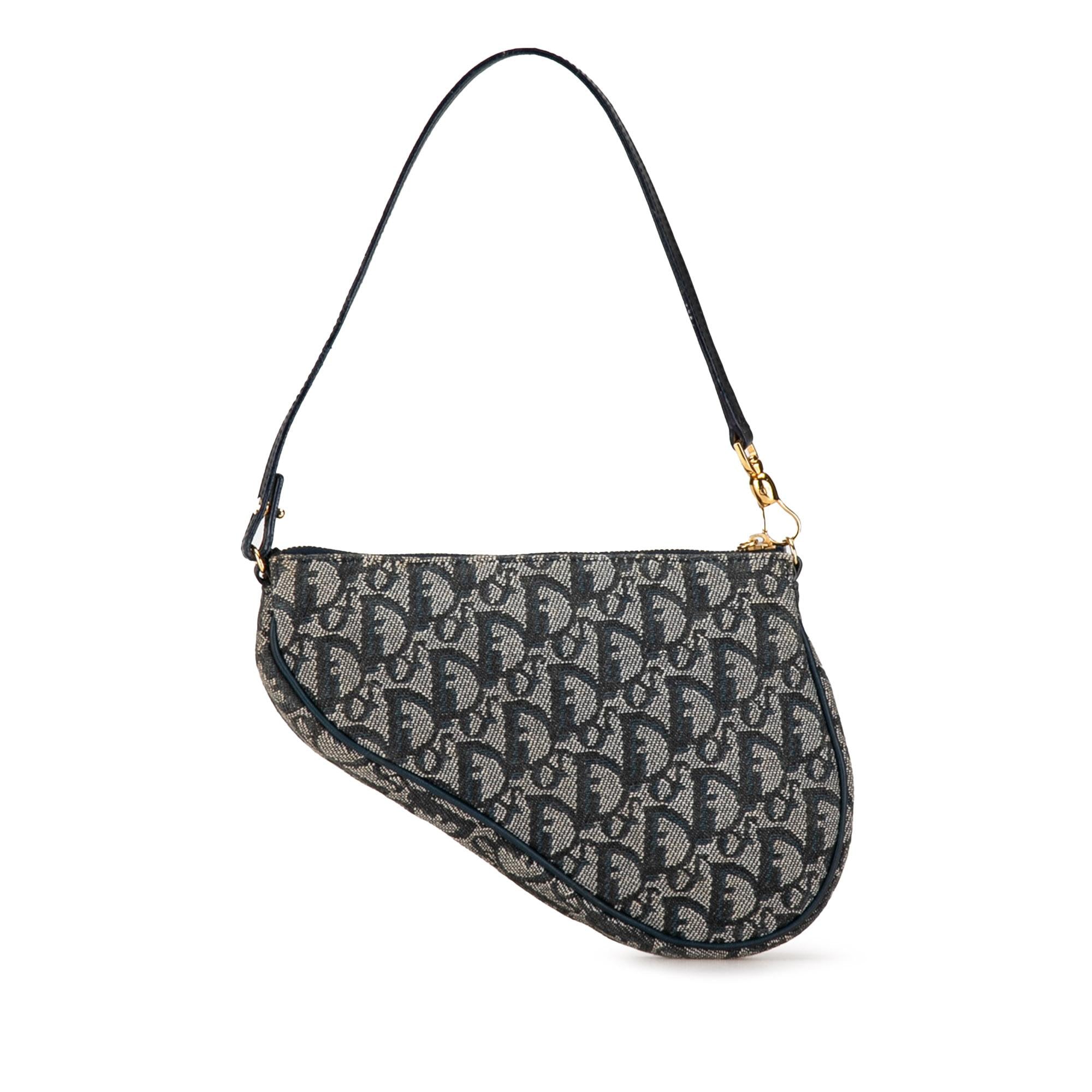 Dior Mini Oblique Saddle Pochette (SHG-sQyfuU)