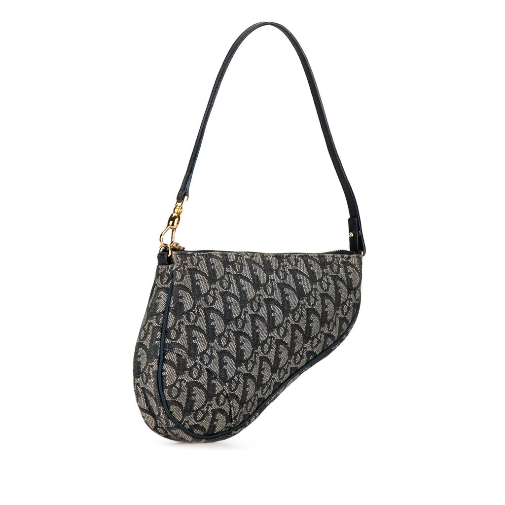 Dior Mini Oblique Saddle Pochette (SHG-sQyfuU)