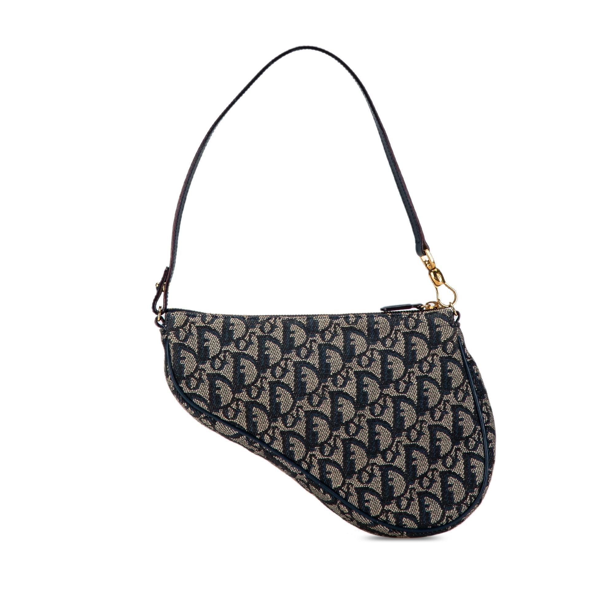 Dior Mini Oblique Saddle Pochette (SHG-ViDvSV)