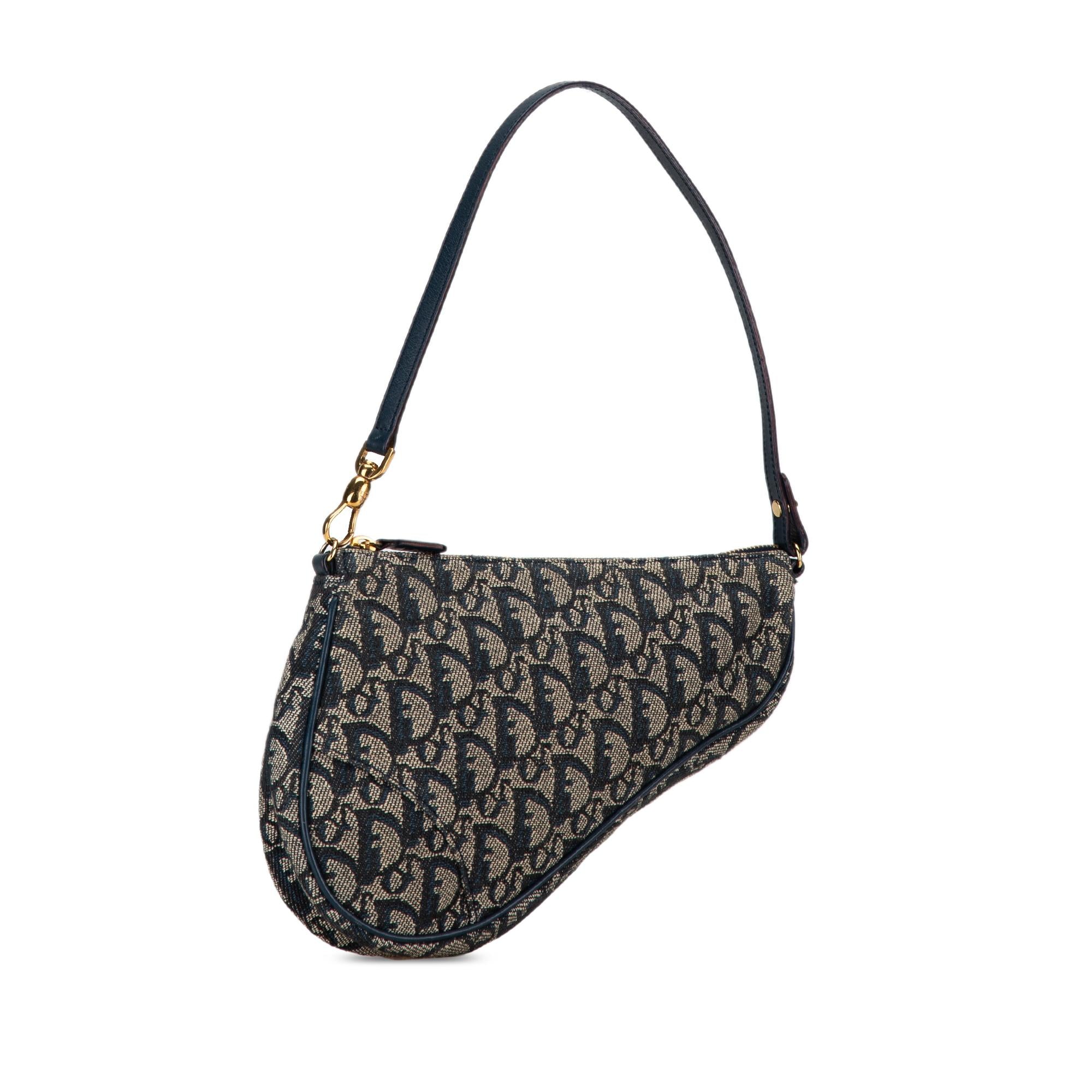 Dior Mini Oblique Saddle Pochette (SHG-ViDvSV)
