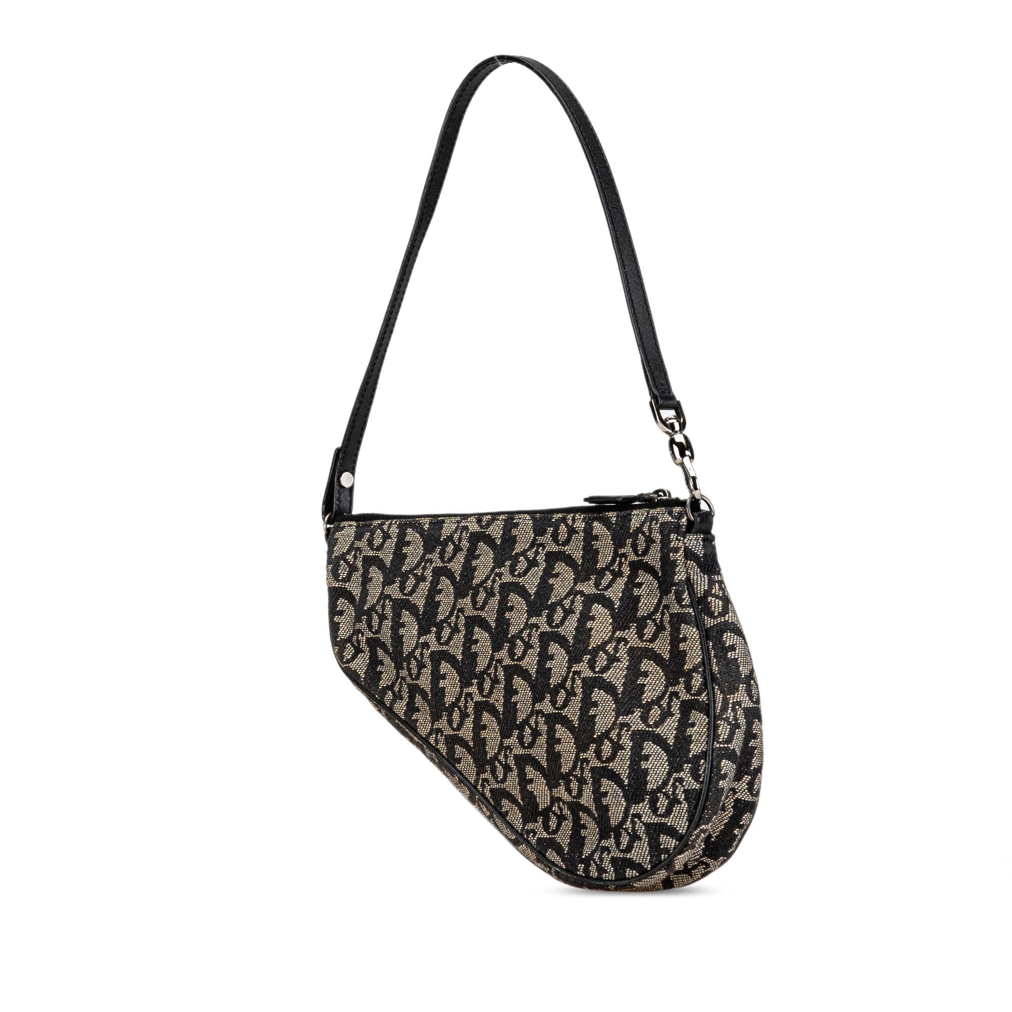 Dior Mini Oblique Saddle Pochette (SHG-I8HllM)