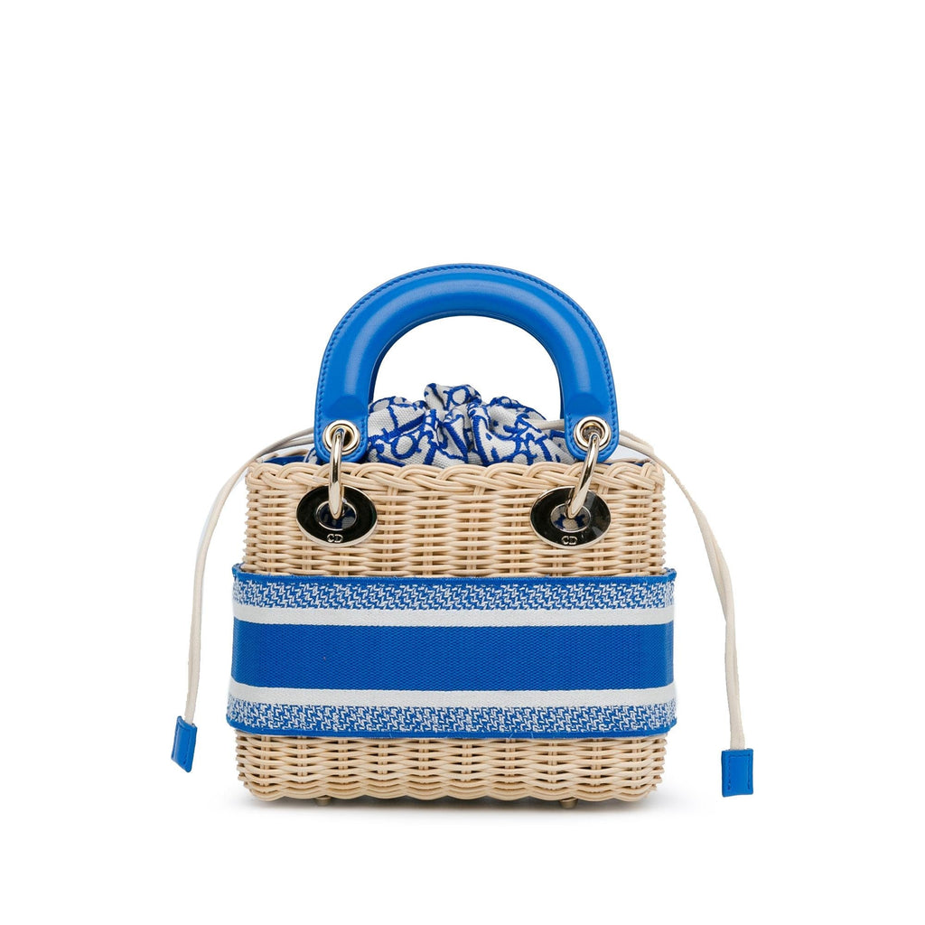 Dior Mini Oblique Wicker Lady Dior (SHG-YGhMpn)
