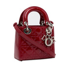 Dior Mini Patent Cannage Lady Dior (SHG-FguC4T)