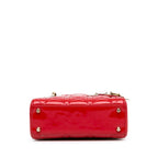 Dior Mini Patent Cannage Lady Dior (SHG-vUKhxA)