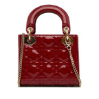 Dior Mini Patent Cannage Lady Dior (SHG-YtU7jk)