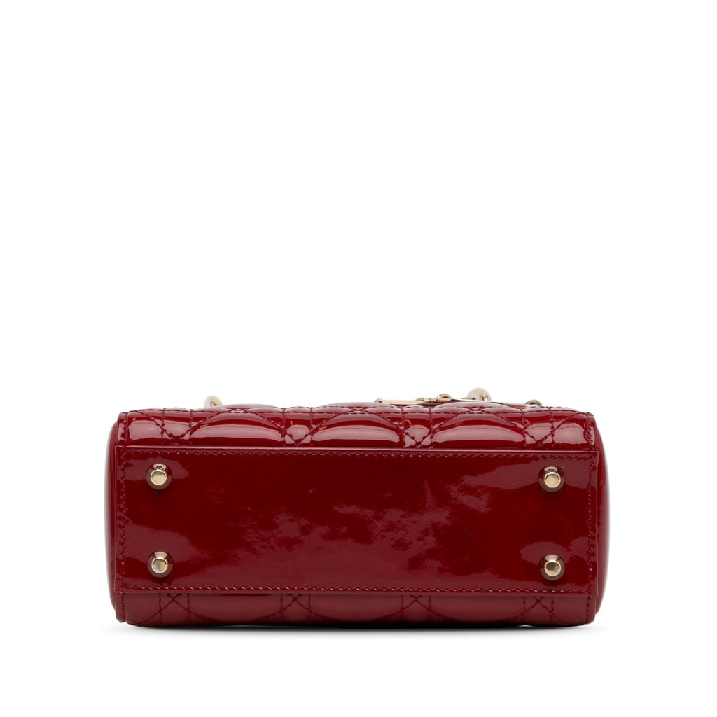 Dior Mini Patent Cannage Lady Dior (SHG-YtU7jk)