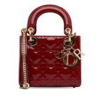 Dior Mini Patent Cannage Lady Dior (SHG-YtU7jk)