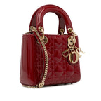 Dior Mini Patent Cannage Lady Dior (SHG-YtU7jk)