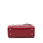 Dior Mini Patent Cannage Lady Dior (SHG-LSA7kd)