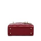Dior Mini Patent Cannage Lady Dior (SHG-tnziLP)