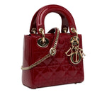 Dior Mini Patent Cannage Lady Dior (SHG-tnziLP)