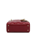 Dior Mini Patent Cannage Lady Dior (SHG-1yYMQN)