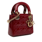 Dior Mini Patent Cannage Lady Dior (SHG-1yYMQN)