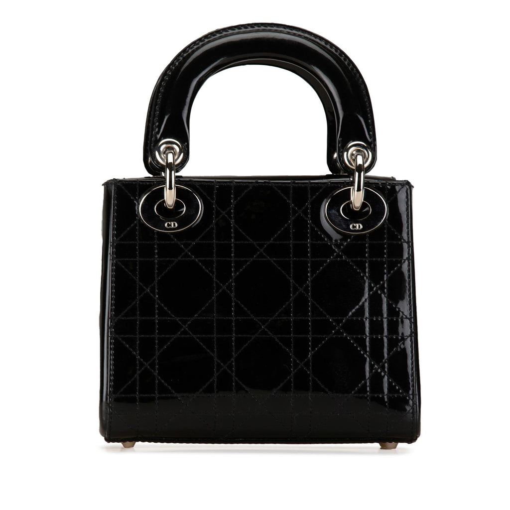 Dior Mini Patent Cannage Lady Dior (SHG-Sgdj8c)