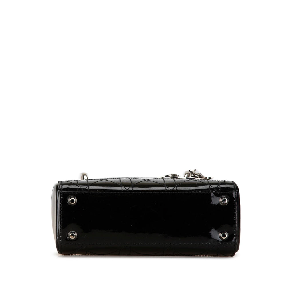 Dior Mini Patent Cannage Lady Dior (SHG-Sgdj8c)