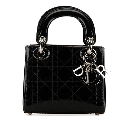 Dior Mini Patent Cannage Lady Dior (SHG-Sgdj8c)